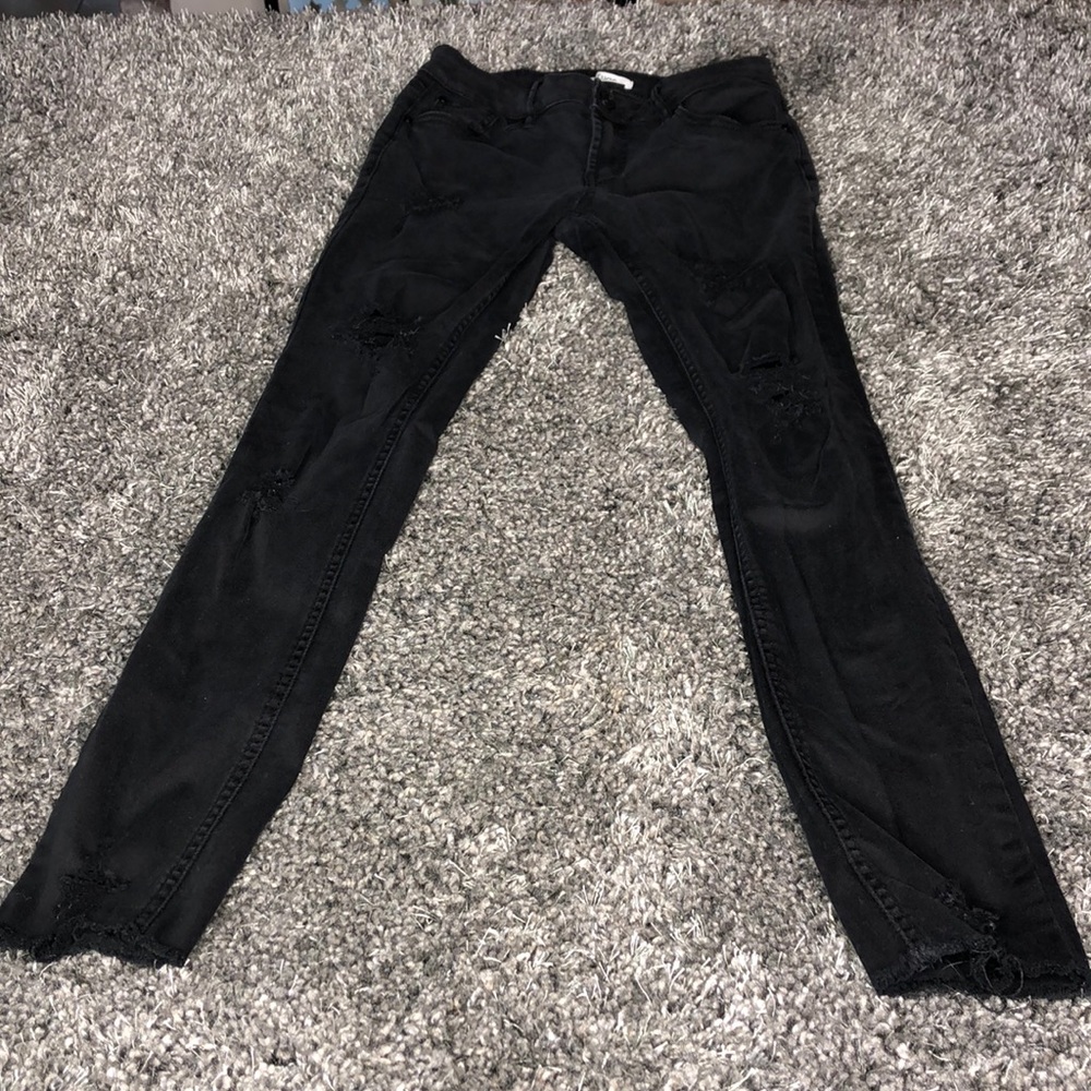 Black skinny jeans